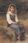 Adolphe William Bouguereau Meditation (mk26) Germany oil painting artist